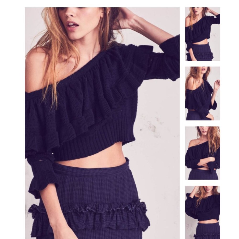 LoveShackFancy Rory Sweater s - Picture 2 of 3